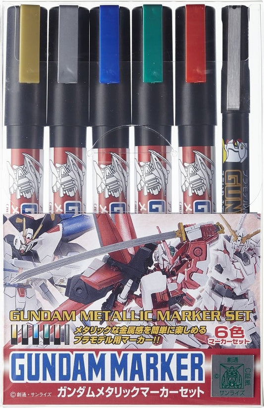 Gundam Marker Zeon Set (6 Markers)