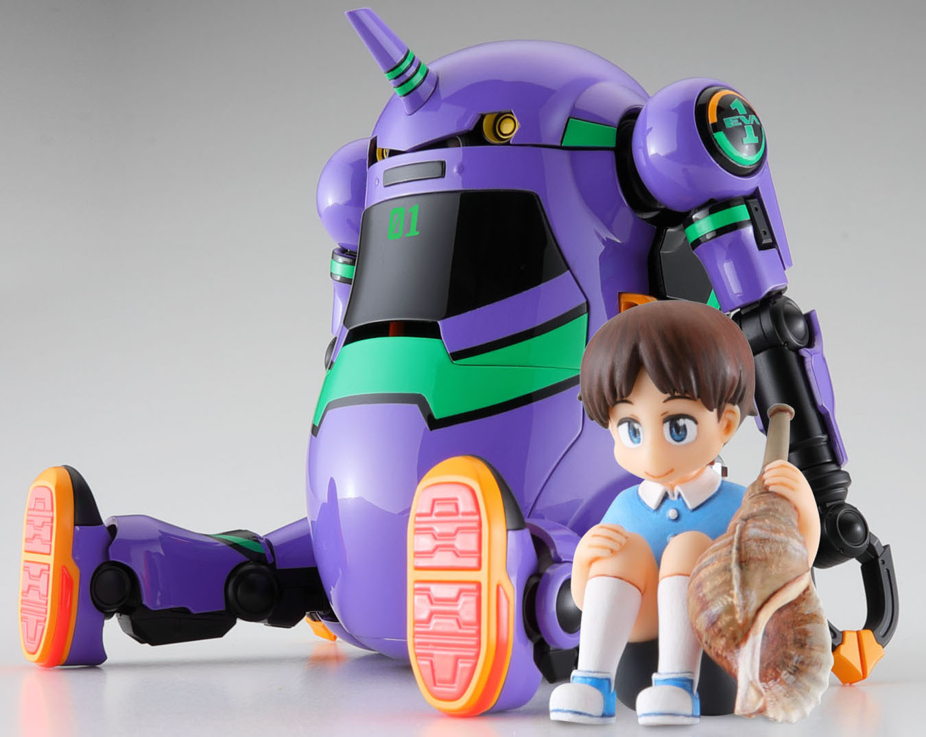 20 Mechatronics WeGo Eva Collaboration Series Vol.5 Unit-01 + Shinji Ikari